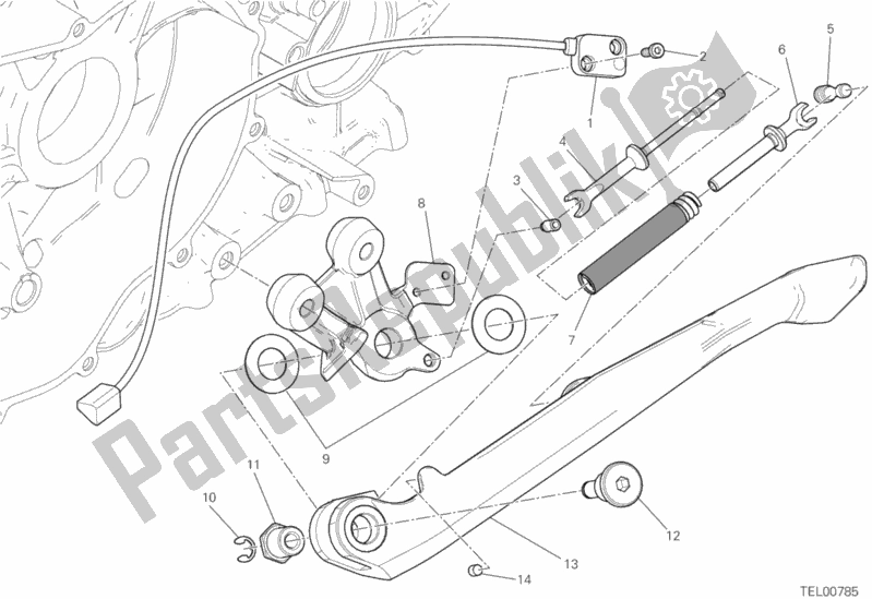 Todas as partes de Ficar do Ducati Superbike 959 Panigale ABS 2016